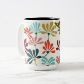 Tasse 2 Couleurs Fleuron moderne (Devant gauche)