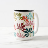 Tasse 2 Couleurs Fleuron moderne (Devant droit)