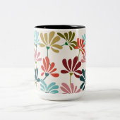 Tasse 2 Couleurs Fleuron moderne (Centre)