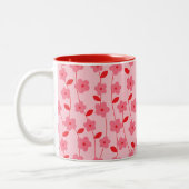 Tasse 2 Couleurs Fleurs (Gauche)