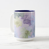 Tasse 2 Couleurs Fleurs (Devant gauche)