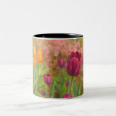 Tasse 2 Couleurs Fleurs à l'aquarelle (Centre)