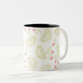 Tasse 2 Couleurs Fleurs cactus (Devant droit)