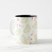 Tasse 2 Couleurs Fleurs cactus (Devant gauche)