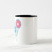 Tasse 2 Couleurs Fleurs CRNA lunaires (Centre)