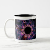 Tasse 2 Couleurs Fleurs de cactus - Fractal (Gauche)