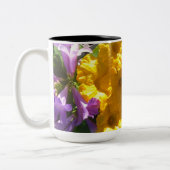 TASSE 2 COULEURS FLEURS DE CITROUILLE (Gauche)