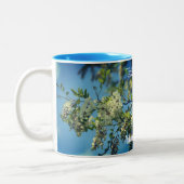 Tasse 2 Couleurs Fleurs de criquets personnalisées (Gauche)