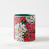 Tasse 2 Couleurs Fleurs de cristal rouge (Centre)