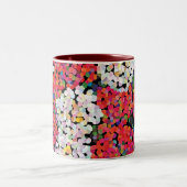Tasse 2 Couleurs Fleurs de cristal rouge (Centre)