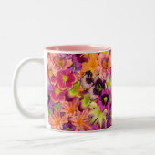 Tasse 2 Couleurs Fleurs de Daylily (Gauche)