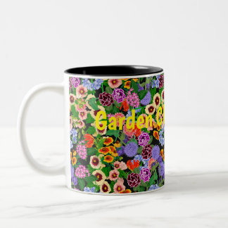 Tasse 2 Couleurs Fleurs de jardin audacieuses