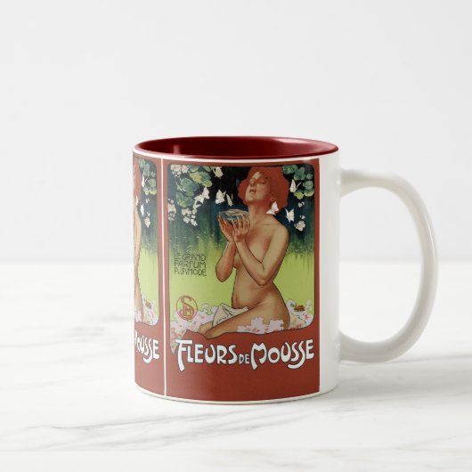Tasse 2 Couleurs Fleurs de Mousse (Droit)