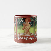 Tasse 2 Couleurs Fleurs de Mousse (Centre)