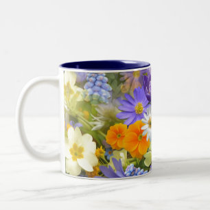 Tasse 2 Couleurs Fleurs de printemps