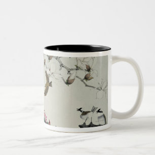Tasse 2 Couleurs Fleurs de ressort