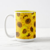Tasse 2 Couleurs Fleurs de soleil (Gauche)