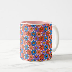 Tasse 2 Couleurs Fleurs de sourire