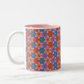 Tasse 2 Couleurs Fleurs de sourire (Gauche)