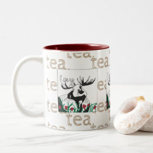 Tasse 2 Couleurs Fleurs de thé artistiques orignal
