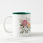 Tasse 2 Couleurs Fleurs d'eau (Gauche)