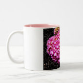 Tasse 2 Couleurs Fleurs d'hydrangée rose (Gauche)