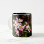 Tasse 2 Couleurs Fleurs du Michigan (Devant gauche)