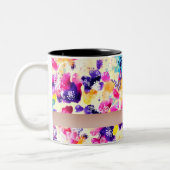Tasse 2 Couleurs Fleurs fleurs sauvages de chabby Meadow (Gauche)