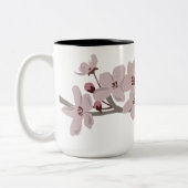 Tasse 2 Couleurs Fleurs flottantes de fleurs de cerisiers (Gauche)