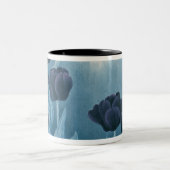 Tasse 2 Couleurs Fleurs foncées (Centre)