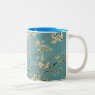 Tasse 2 Couleurs Fleurs Gogh Branches Fleurs d'amandier Nature