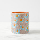 Tasse 2 Couleurs Fleurs Heureuses (Centre)