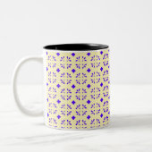 Tasse 2 Couleurs fleurs magenta (Gauche)