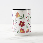 Tasse 2 Couleurs Fleurs motifs (Centre)
