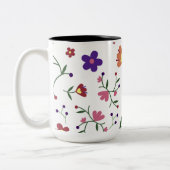 Tasse 2 Couleurs Fleurs motifs (Gauche)