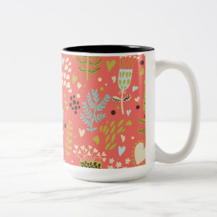 Tasse 2 Couleurs Fleurs Pour Vous Faire Sourire