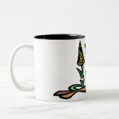 Tasse 2 Couleurs Fleurs primaires (Gauche)