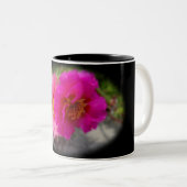 Tasse 2 Couleurs Fleurs roses au soleil (Devant droit)