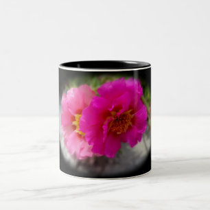 Tasse 2 Couleurs Fleurs roses au soleil