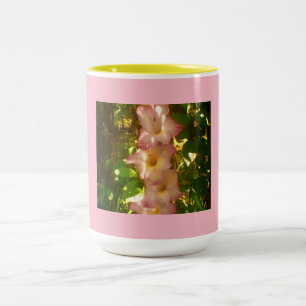 Tasse 2 Couleurs Fleurs roses debout