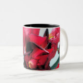 Tasse 2 Couleurs Fleurs rouges (Devant droit)