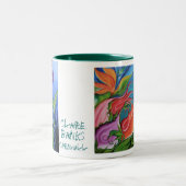 Tasse 2 Couleurs Fleurs sauvages (Centre)