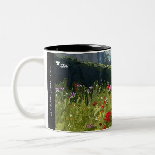 Tasse 2 Couleurs Fleurs sauvages au château de Wentworth, Yorkshire (Gauche)