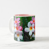 Tasse 2 Couleurs Fleurs tropicales (Devant gauche)