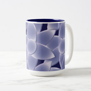 Tasse 2 Couleurs Fleurs violettes