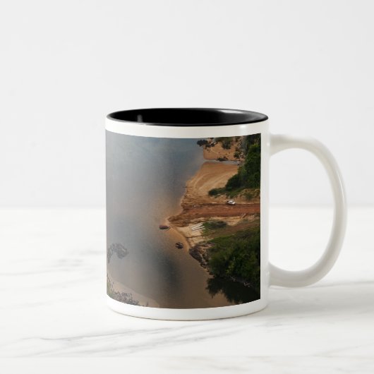 Tasse 2 Couleurs Fleuve Essequibo, plus long fleuve de Guyane, et 2 (Droit)