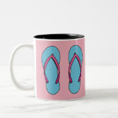 Tasse 2 Couleurs Flip Flops de plage (Gauche)