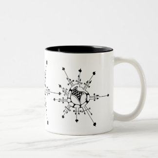 Tasse 2 Couleurs Flocon de neige
