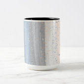 Tasse 2 Couleurs Flocon de neige de Noël d'hiver (Centre)