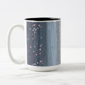Tasse 2 Couleurs Flocon de neige de Noël d'hiver (Gauche)
